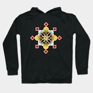 Geometric Blossoms Hoodie